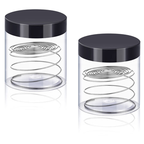 Brush Cleaning Tank with Aluminum Coil 2 Pieces Paint Brush Cleaner Paint Brush Holder with Wash Tank Brush and Pen Cleaners Oil Painting Supplies Honeydak