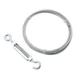 HOME MASTER HARDWARE 2 Pack Anti Sag Gate Kit for Wooden Fence Repair, Zinc Plated Steel, Anti-sag Gate Hardware Kit - Turnbuckle, Hooks, Heavy HOME MASTER HARDWARE