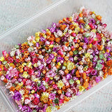 710pcs DIY Dried Flowers Scattered Aromatherapy Candle Epoxy Resin Pendant TEAMWILL