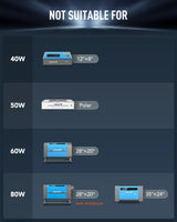 OMTech CO2 Laser Alignment Tool, Precision Red Laser Pointer for 50W 60W 80W 100W 130W 150W Laser Engravers Engraving Marking Cutting Machines, OMTech