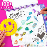 Just My Style Pop & Color Sketchbook, Creative Fidget Sketchbook and Pen Set, Great Weekend Activity, Includes Cute Puffy Stickers & Mindfulness Just My Style