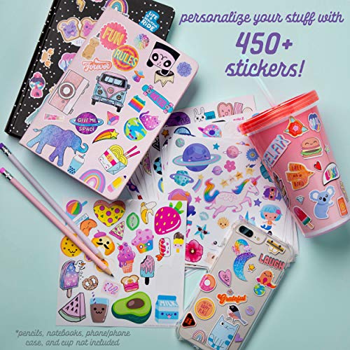 Craft-tastic – Stickerfetti – Cute & Trendy VSCO Stickers for Kids and Teens – Decorate Notebooks, Phones, Laptops, and More! Craft-tastic