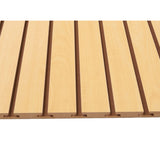 SSWBasics 4 ft x 2 ft Horizontal Maple Slatwall Easy Organizer Panels (24"H x 48"L) - Pack of 2 - Perfect for Retail Store, Garage Wall, and Craft SSWBasics