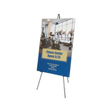 Quartet Instant Easel 63” Stand, Supports 5 lbs., Tripod Base, Powder Coated Steel Material, Collapsible, Black (29E) Quartet