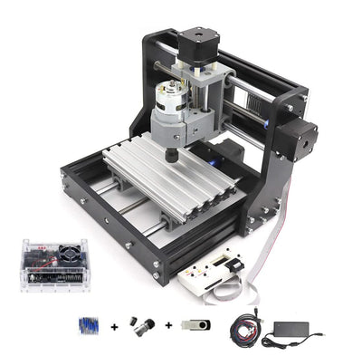 CNCTOPBAOS 1610 PRO CNC Milling Machine,with GRBL Offline Controller,3 Axis Desktop DIY Mini CNC Router Kit Engrave Carving PVC,PCB,Acrylic,Wood