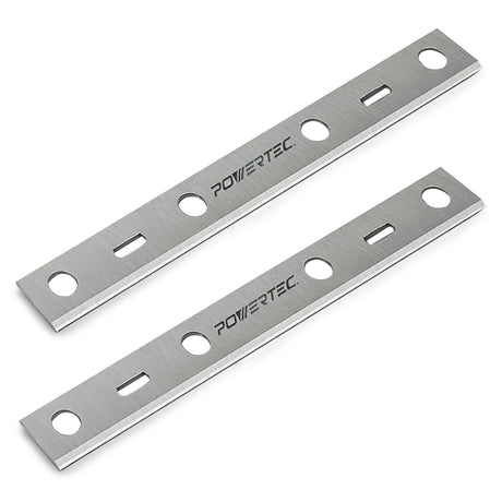 POWERTEC 6 Inch Jointer Blades for Delta 37-071, 37-070, JT-160 Jointer, Replacement for 37-072, 37-372 Jointer Knives, Set of 2 (14801) POWERTEC