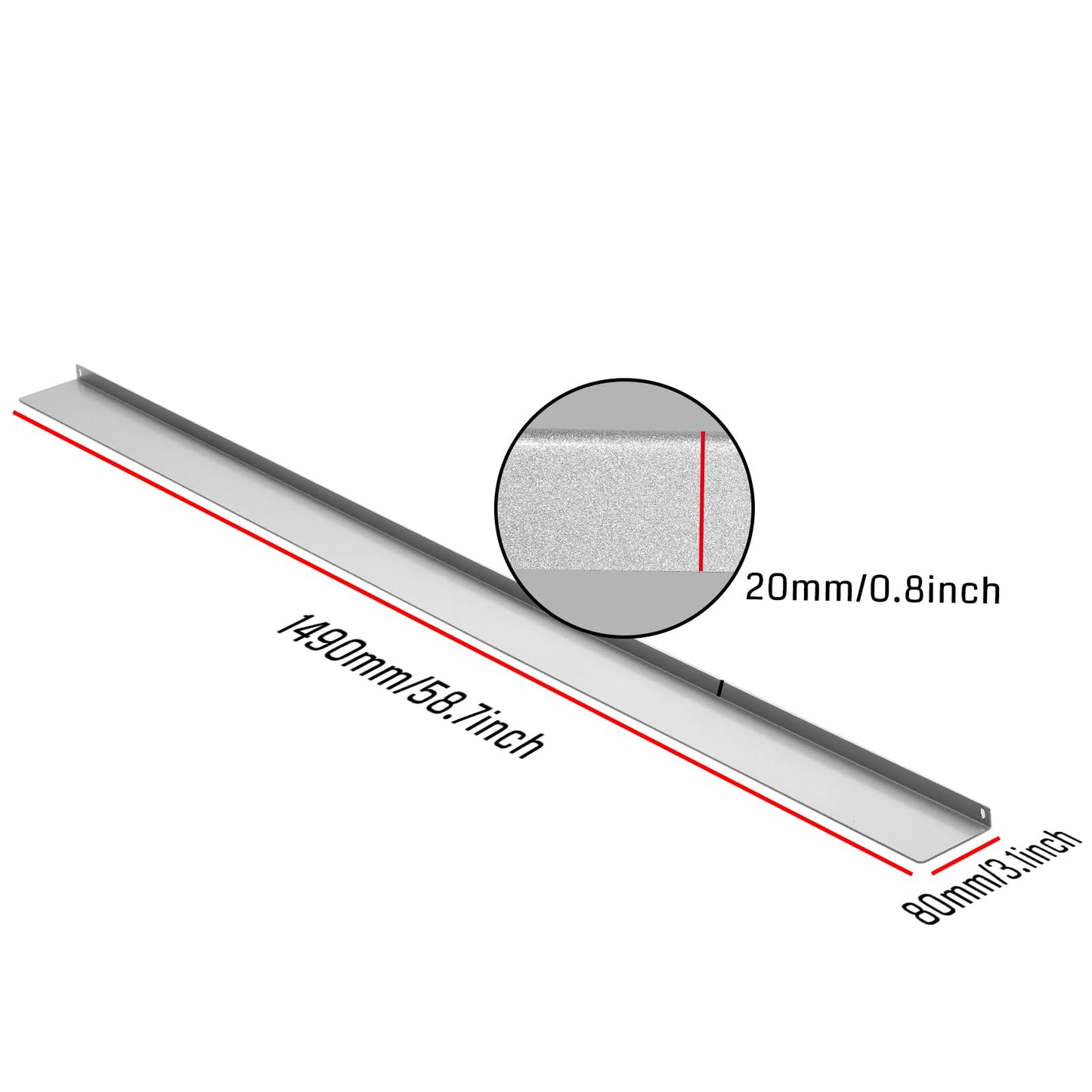 Genmitsu 1313 Aluminum & MDF Hybrid Spoilboard Table for CNC Router Machine PROVerXL 4030 V2 to 1313 XY-Axis Extension Kit, 1490 x 1393 x 20mm - WoodArtSupply