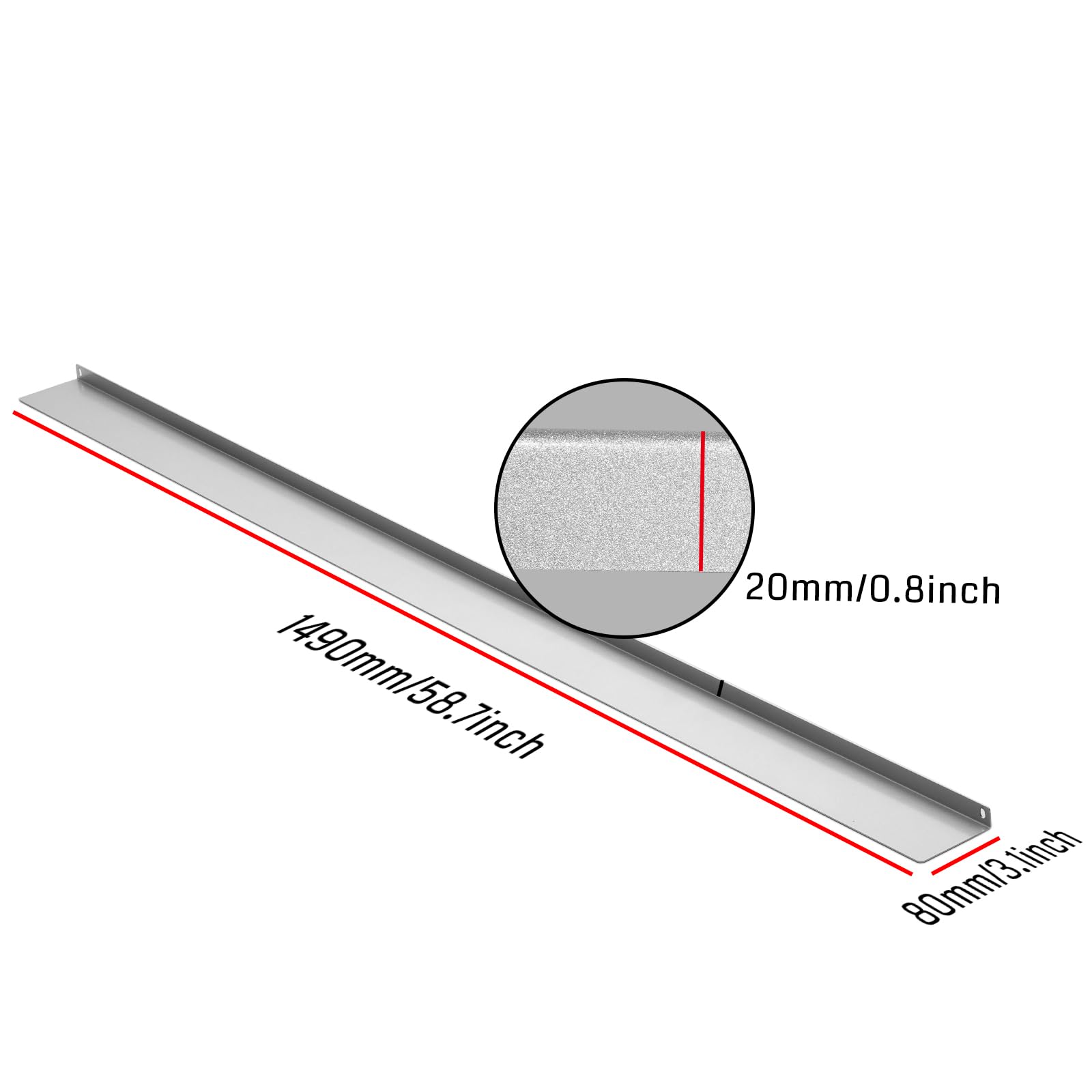 Genmitsu 1313 Aluminum & MDF Hybrid Spoilboard Table for CNC Router Machine PROVerXL 4030 V2 to 1313 XY-Axis Extension Kit, 1490 x 1393 x 20mm - WoodArtSupply