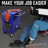 HORUSDY Magnetic Wrench Organizer, 2-Pack Magnetic Wrench Holder, SAE(1/4" - 1/16") and Metric(6mm-24mm) HORUSDY