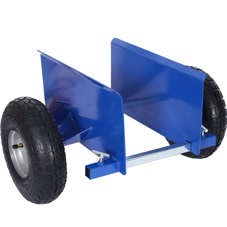 Heavy Duty Panel Dolly, Adjustable Door Dollys with Wheels, 2 10" Pneumatic Wheels 600LBS Load Bearing for Drywall Sheet Heavy Appliance & Material pouseayar
