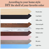 MBYD 24 Inch Floating Shelves Natural Wood Set of 3, Wall Mount Picture Ledge Wooden Wall Shelf for Home Decoration for Bedroom, Living Room, Office, MBYD