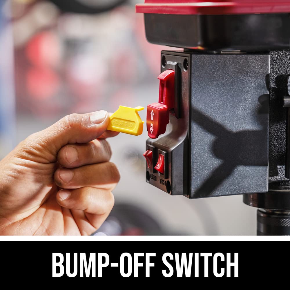 SKIL 6.2 Amp 10 In. 5-Speed Benchtop Drill Press with Laser Alignment & Work Light - DP9505-00 Skil