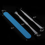 Meprotal 3pcs Silicone Stir Sticks Resin Silicone Stirring Rods, 5pcs Silicone Scoop, 5pcs Poke Needles for Mixing Resin, Facial Makeup, Jewelry Meprotal