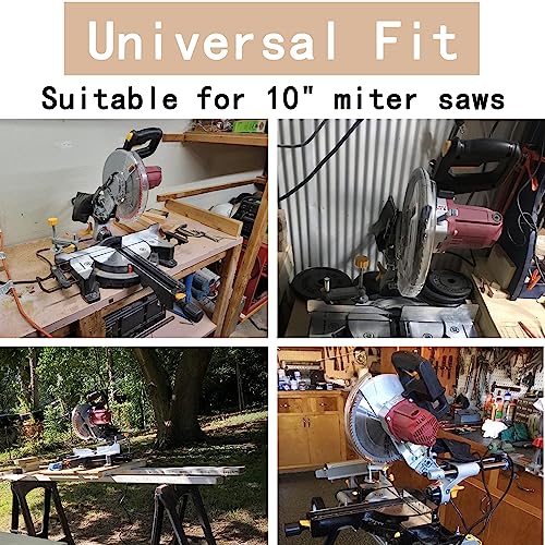 GARVIN Miter Saw Dust Collection Hood with Light, Dust Solution for Table Miter Saw, Chop Saw Hood Dust Collector Attachment, Accessory Holes, with Garvin