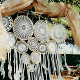 uxcell 50Pcs 60mm(2.4-inch) Natural Wood Rings, Unfinished Wooden Pieces Circle Ornaments Wreath Frame Ring for Home Decor, DIY Crafting uxcell