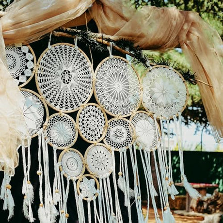 uxcell 50Pcs 60mm(2.4-inch) Natural Wood Rings, Unfinished Wooden Pieces Circle Ornaments Wreath Frame Ring for Home Decor, DIY Crafting uxcell