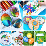 Acrylic Paint Markers - Sparkle Metallic Art Glitter Pens for Scrapbook Supplies, Black Paper, Rock Painting, Ceramic, Glass, Wood, Fabric, Canvas, SAKEYR