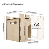 HIIMALEX Sturdy Bunny House with Spacious Perch Hidey Detachable Playhouse for Rabbit Hideout Castle Tower Toys for Indoor Bunnies Guinea Pig Hamster HIIMALEX