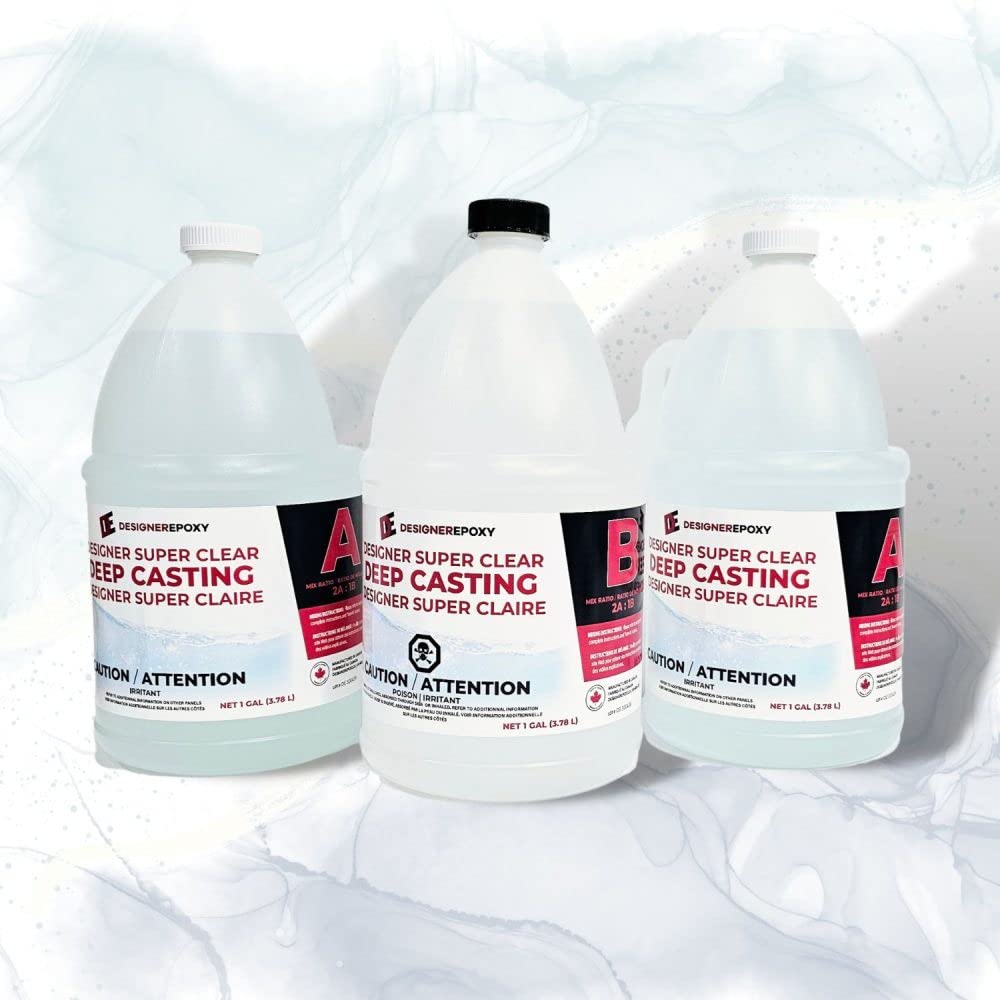 Designer Epoxy Deep Casting Super Clear 3 Gallon - WoodArtSupply