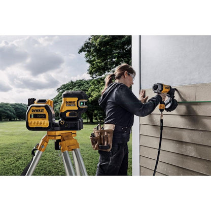 DEWALT 20V/12V MAX Laser Level, 2 Spot Laser and Cross Line Laser, Green, Bare Tool Only (DCLE34220GB) - WoodArtSupply