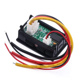 Eiechip LED Digital Voltmeter Ammeter, Mini DC Digital Multimeter 100V 10A, Blue Red LED Amp Dual Digital Display Volt Meter Gauge, Car Current WOWOONE