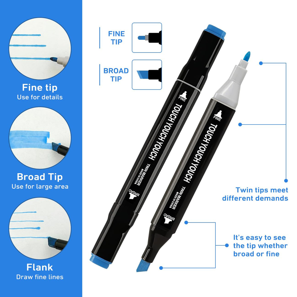 Zmcik 120 Colors Alcohol Markers,Art Markers for Kids and Adult Drawing Markers Dual Tip Coloring Painting Perfect for Boys Girls Students Gift Zmcik