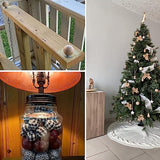 25 Pack 2 Inch Unfinished Wooden Balls, Wooden Round Ball, Wood Spheres for Crafts and DIY Projects and Decorations,by GNIEMCKIN GNIEMCKIN