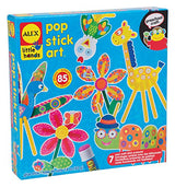 ALEX Toys Little Hands Pop Stick Art Craft Kit, Create Cute Animal and Flower Puppets, Allows Children to be Creative and Use their Imagination, For ALEX Toys