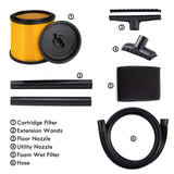 Vacmaster 4 Peak HP 8 Gallon Wet Dry Vacuum Cleaner Lightweight Powerful Suction Shop Vacuum with Blower Function for Dog Hair,Garage,Car,Home & Vacmaster