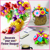 FUNZBO Flower Garden Building Toys for Girls - Toddler Toys for 3, 4, 5, 6, 7 Year Old Girls Gifts, Stacking Toys for Toddlers, Toddler Out Door FUNZBO