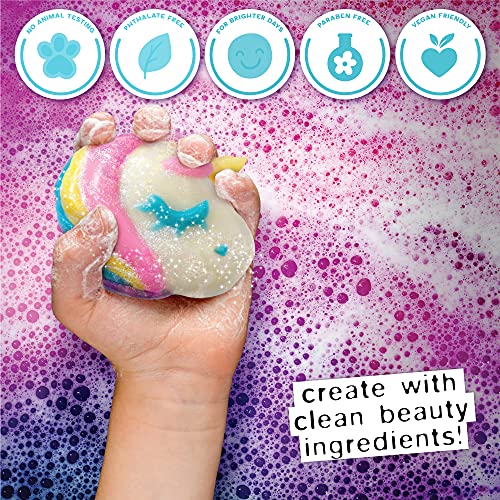 Just My Style You*niverse Sparkling Squishy Soaps, at-Home STEM Kits for Kids Age 8 and Up, DIY Shape Soaps, Chemistry Activities for Birthday Just My Style
