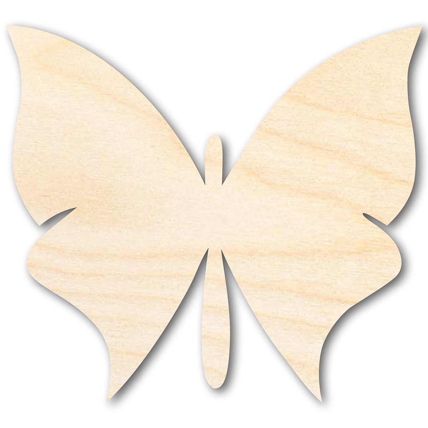 Unfinished Wood Butterfly Silhouette - Animal Craft - up to 36" DIY 10" / 3/4" 24 Hour Crafts