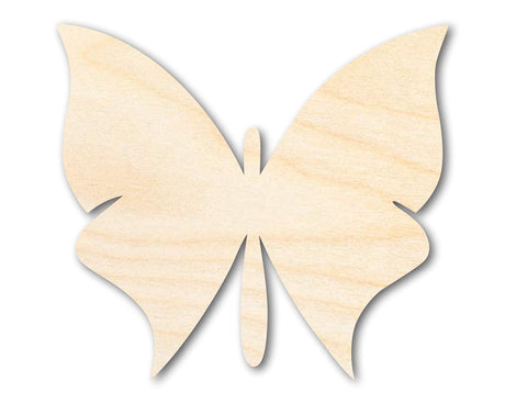Unfinished Wood Butterfly Silhouette - Animal Craft - up to 36" DIY 10" / 3/4" 24 Hour Crafts