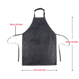 Homsolver Heavy Duty Vinyl Waterproof Apron for Unisex Adult, Ultra Lightweight, Industrial Apron, Black Homsolver