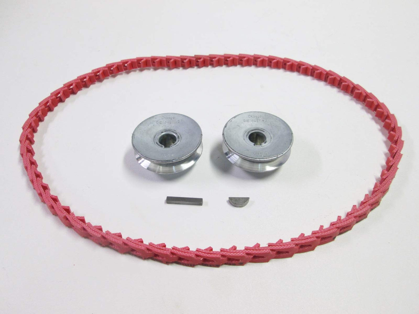 Craftsman Table Saw Belt & Pulley Kit with 2 1/2" Pulleys, Keys, & Fenner PowerTwist