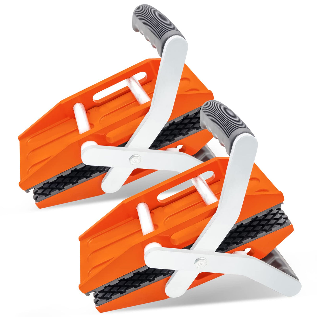 SDRTOP 2 PACK Double Handed Stone Carrying Clamps Granite Panel Carriers Lifting Tools 660lbs Transporting Heavy Duty Carry Clamp for Glass Quartz SDRTOP