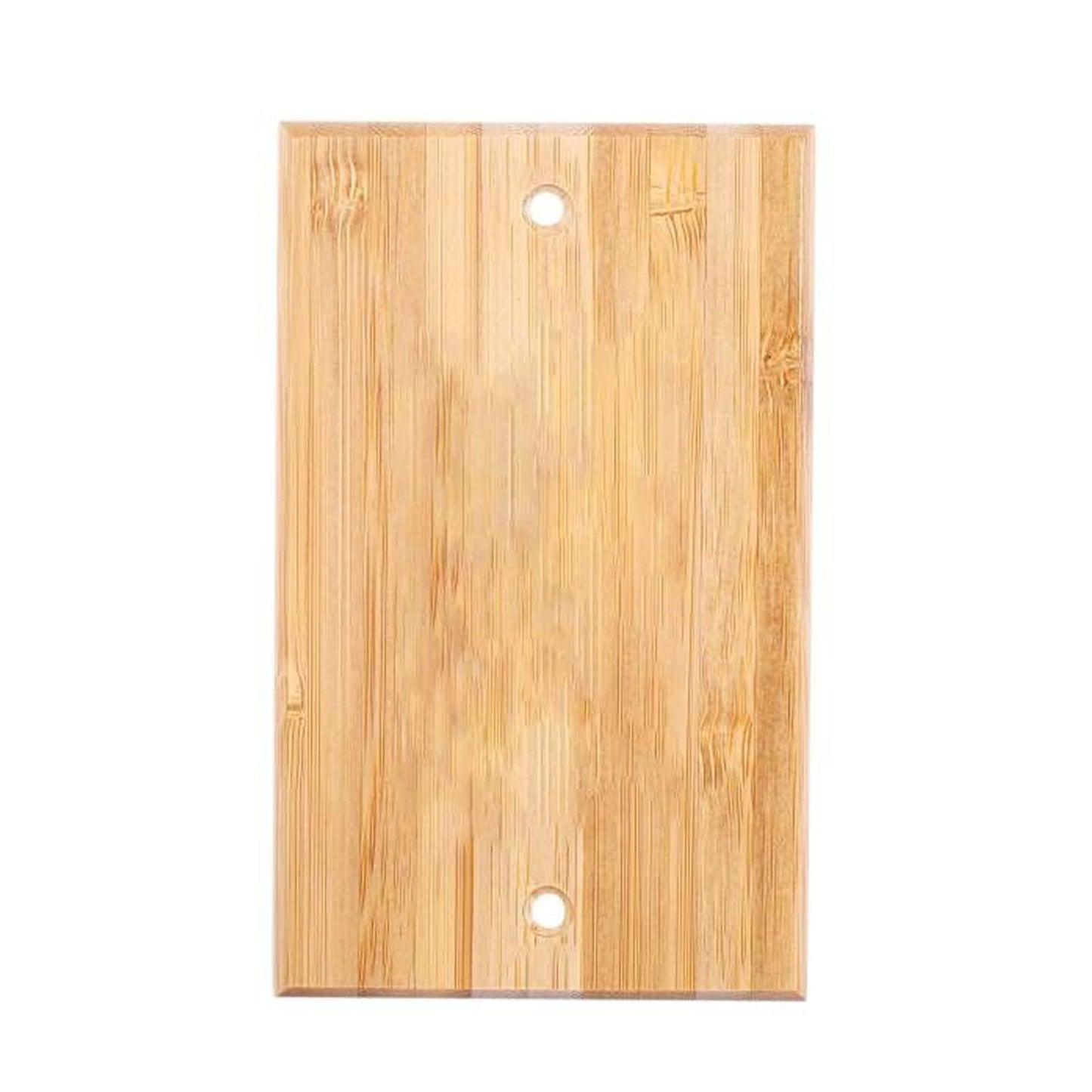 Solid Wood Single Rocker Light switch Plate 4.5" X 2.76" Wooden Decorative Blank Light Switch Cover Wall Plate Bamboo Quality Light Switch Plate - WoodArtSupply