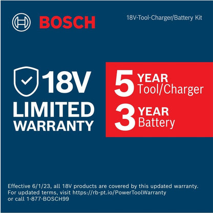 BOSCH GSR18V-975CB25 18V Brushless Connected-Ready 1/2 In. Drill/Driver Kit with (2) CORE18V 4 Ah Advanced Power Batteries