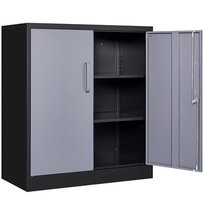 SISESOL Storage Cabinet with Doors and Shelves,Display Cabinet with Glass Doors, Freestanding Kitchen Pantry Cabinet with Glass Doors and Shelves for - WoodArtSupply