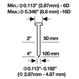 Estwing EMPN Pneumatic Mini Palm Nailer with Magnetic Tip Estwing
