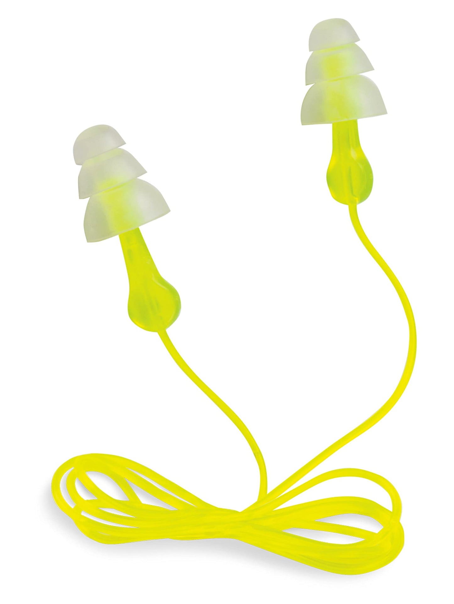 Peltor Sport Tri-Flange Corded Reusable Earplugs, 26 Db Nrr, 3-Pair Per Pack - WoodArtSupply