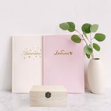 Milisten Unfinished Chest 3 Pcs Jewelry Wooden Lock Case Trinket Storage Chest Wooden Chest Sundries Storage Tray Wood Trinket Tray Wood Case Bamboo Milisten