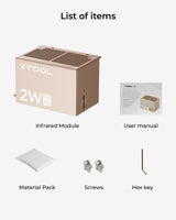 xTool 1064nm Infrared Laser Module for xTool S1 Laser Engraver - High Precision Engraving on Metal, Plastic, Acrylic Materials, Ideal for Jewelry xTool