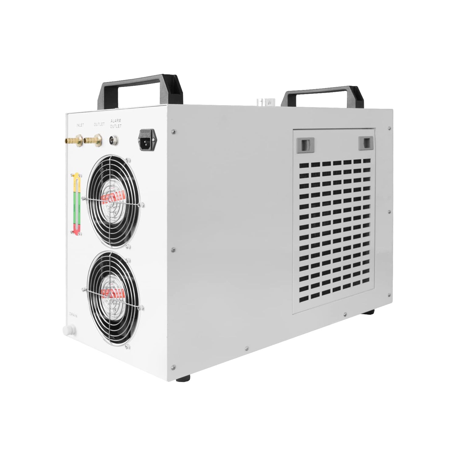 Industrial Chiller, 110V CW-5200 Industrial Water Chiller, 9L Capacity Cooling Water,0.15A-2.3A Current Recirculating Chiller for 50W to130W SDKEHUI