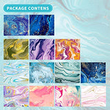 12pcs Infusible Transfer Ink Sheets, 12 x 10 Inch Marble Printable Sublimation Paper Infusable Heat Transfer Vinyl for Mug Press T-Shirts Bags HooAMI