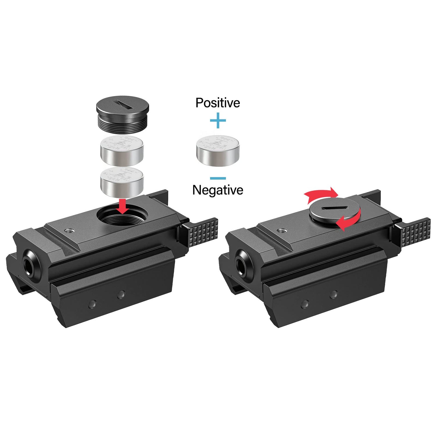 EZshoot Red Dot Laser Sight Tactical 20mm Standard Picatinny Weaver Rail for Pistol Handgun Gun Rifle EZshoot