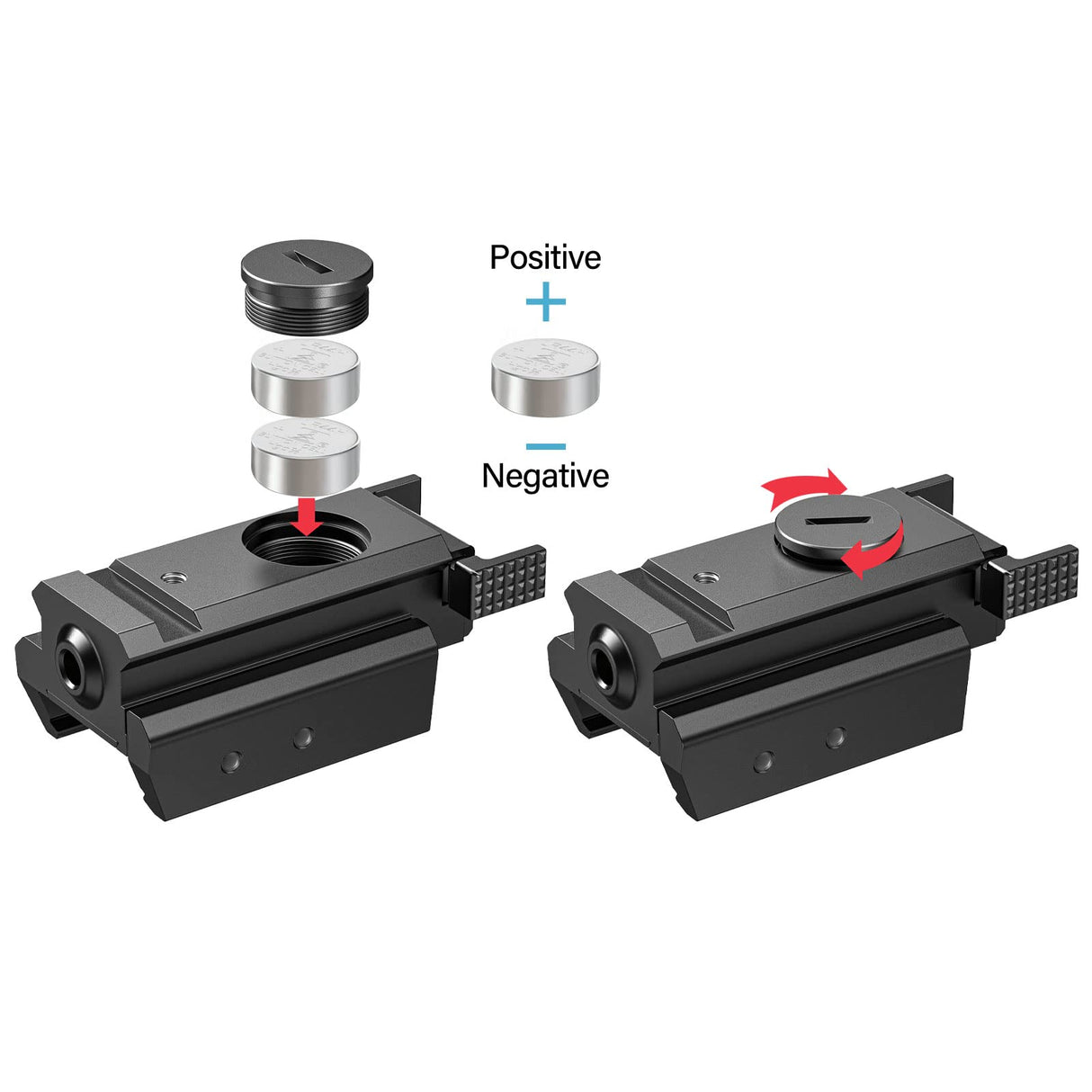 EZshoot Red Dot Laser Sight Tactical 20mm Standard Picatinny Weaver Rail for Pistol Handgun Gun Rifle EZshoot