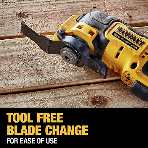 DEWALT XTREME 12V MAX Brushless Cordless Oscillating Tool Kit (DCS353G1) , Yellow DEWALT