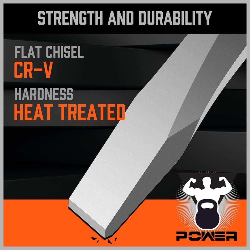 HORUSDY 28-Piece Heavy Duty Punch and Chisel Set, Including Taper Punch, Cold Chisels, Pin Punch, Center Punch HORUSDY