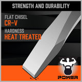 HORUSDY 28-Piece Heavy Duty Punch and Chisel Set, Including Taper Punch, Cold Chisels, Pin Punch, Center Punch HORUSDY